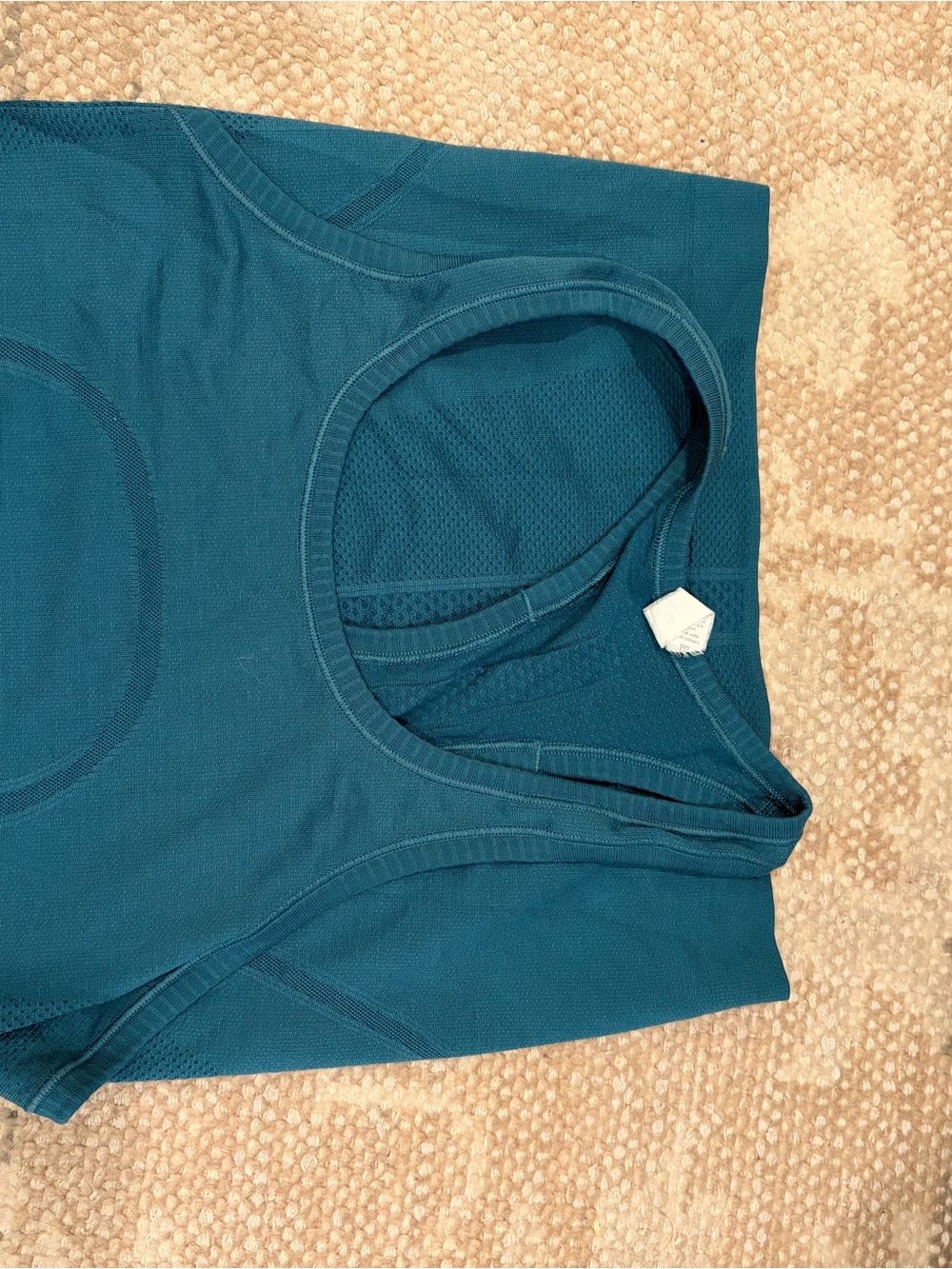 lululemon athletica Teal Sleeveless Athletic Tank